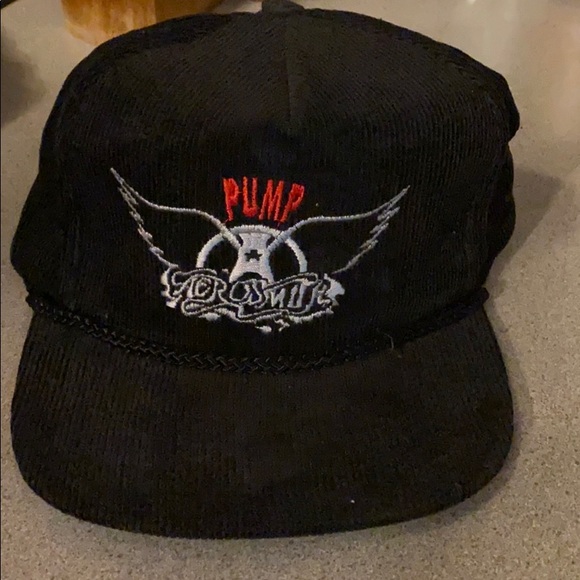 Other - Aerosmith Pump corduroy hat 1989